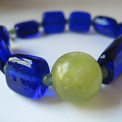 murano glass bead bracelet